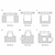 Kremno bela pralna preproga 80x150 cm Dot Arch – Mila Home