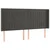 Krevet box spring s madracem LED tamnosivi 180x200 cm baršun