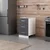 Hanah Home kuhinjski element Minar 4161, 50 cm, beli / antracit