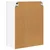 Vidaxl Viseča omarica Siva Sonoma 60 x 31 x 80 cm Konstruiran les