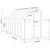 Vrtni staklenik s vratima Antracit 183,5 x 423,5 x 207 cm