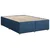 Vidaxl Box spring postelja z vzmetnico modra 160x200 cm blago