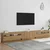 TV ormarić s LED svjetlima Artisan hrast 300x35x40 cm
