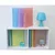 Exacompta Pastel PP 4 krožci za A4 40 mm - modri