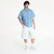 Srajca Carhartt WIP S/S Lucas Shirt UNISEX Blue Bleached S