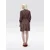 LOLA CASADEMUNT Srajčna obleka MS2616017 Rjava Regular Fit