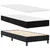 LED Box Spring Krevet s LED trakama Crna 80 x 200 cm Baršun
