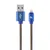 CC-USB2J-AMCM-2M-BL Gembird Premium jeans (denim) Type-C USB cable with metal connectors, 2 m, blue