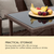 Blumfeldt Titania Dining Lounge Set, vrtna garnitura za sjedenje, kutna garnitura, stol, stolice, smeđa
