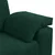 Vidaxl Trosed temno zelen 220x77x82 cm žamet