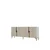 Hanah Home komoda Evva 150, 125 cm, bela / travertin / zlatna