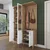 Hanah Home ormar za predsoblje EA147 4486, 120 cm, orah / beli
