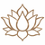 WALLXPERT Lotus Flower 1 Copper