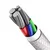 BASEUS USB-C kabel za Lightning Baseus High Density Braided, 20 W, 5 A, PD, 1 m (bel)