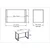 Hanah home Radni sto 120x75x60?cm Beli