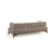Atelier del Sofa Trosed Hera, 220x100x75cm, Krem-braon