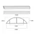 Maclean Kanal za kable MC-814W beli