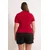 Trendyol Curve Ženska bluza Tbbaw26Af00053, Crvena