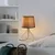 Opviq Stona lampa Telis-5402, 28x28x51 cm, IP20, Braon-zlatne boje