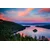 Slika jezero ob sončnem zahodu - 30x20