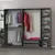 Hanah Home Kale 190 Anthracite v2 Garderober, 225x190x52cm,