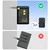 45W Potovalni adapter Baseus PicoGo AG11 (E0307F00) EU/UK/US/AU, 2x AC, 2x USB-A, USB-C z izvlečnim USB-C kablom - black