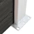 Vrtna ograda WPC 180 x 105 cm siva
