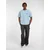 DICKIES Majica Slayden svetlo modra/rjava