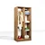 Hanah Home Ormar Kardelen 1600-122, 80x180x51,8 cm, , Braon