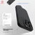 Divi Maska za mobilni telefon iPhone 14 Pro Max, Crna