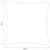 vidaXL Prevleka za blazino 12 pcs HEERLEN Rjava 40 x 40 cm