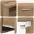Set TV komoda FLORIN 3 pcs Umjetnički hrast Konstruirano drvo