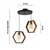 OPVIQ Luster Hexagon Double Dark B Glass