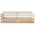 vidaXL Dnevna postelja s predali bela 80x200 cm trdna borovina