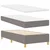 LED Box Spring Krevet s madracem Sivo-smeđa 80 x 200 cm tkanina