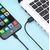 shumee Usams iPhone USB Lightning barvni kabel 1m