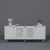 Hanah Home Konzolni sto Bohemian 1600-146, 180x75x40 cm, Beli