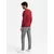 Ombre Clothing Pulover Rdeča