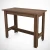 Hanah Home Trpezarijski sto Barra 120x93x60?cm Orah