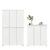 Livetastic Garderobna omara Scarpa, Bela, 2 Kos