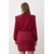 Trendyol Curve Ženska haljina Tbbaw25Ah00117, Bordo