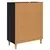 Kreveta Crni hrast 70 x 34 x 90 cm Konstruirano drvo