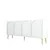 Hanah Home Konzola Lyon 80, 180x80x35 cm, Belo-zlatne boje