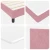 vidaXL Box Spring Postelja z Vzmetnico Roza 90x200 cm Žamet