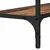 Konzolna stolica s policom Staro drvo 101 x 30.5 x 75 cm