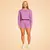 BeastPink Women‘s Grace Sweatshirt Purple