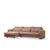Atelier del Sofa Ugaona garnitura Lily 97x73x290cm Roze