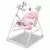 Asalvo ljuljaška za bebe 3u1 Pink 15570