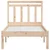 Vidaxl Posteljni okvir 75x190 cm trden les