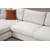 Atelier del Sofa Ugaona garnitura Loop 17 95x85x270cm, Bela